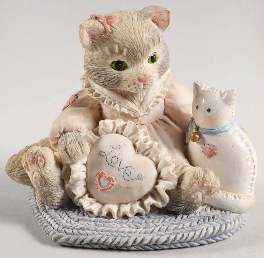 Calico Kittens I'm Saw Glad You're Mine - No Box by Enesco-1