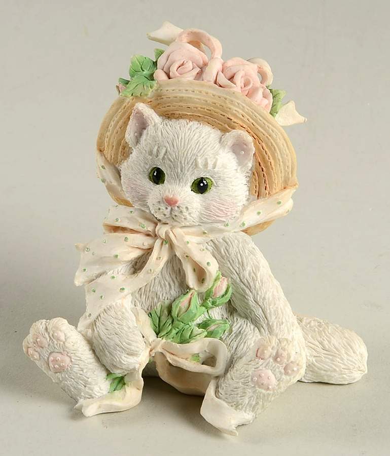 Calico Kittens Our Friendship Blossomed From The Heart - Boxed by Enesco-1