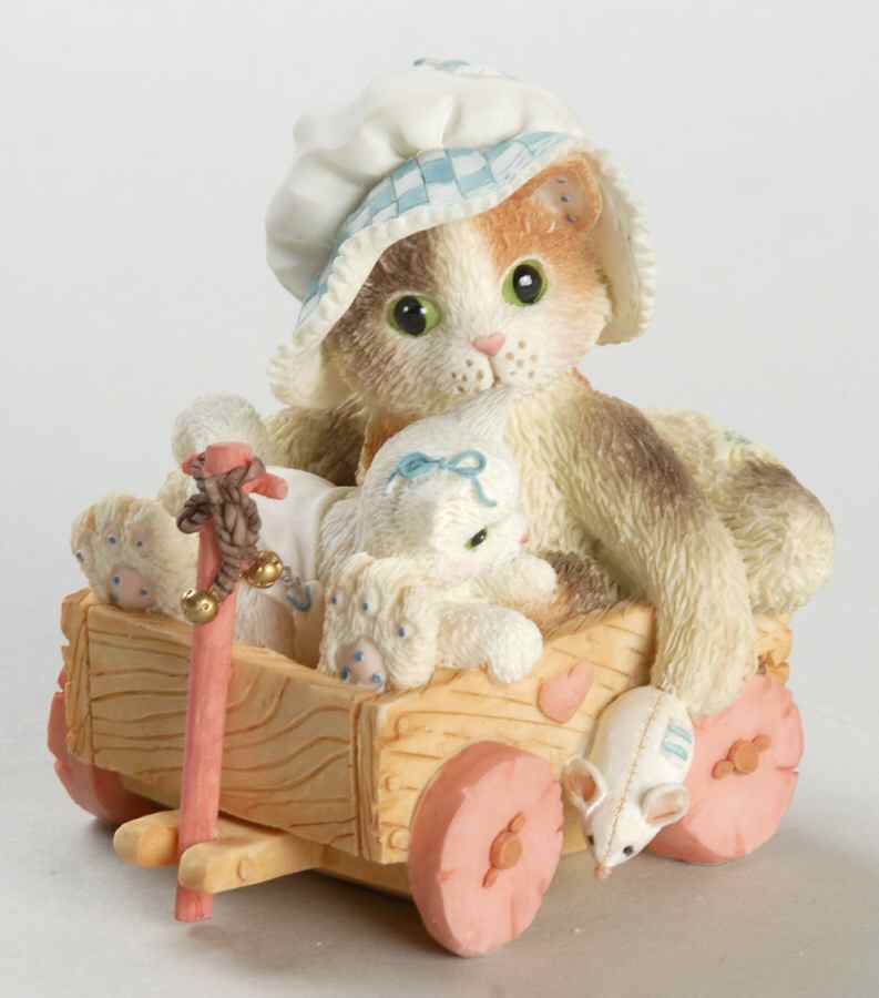 Calico Kittens Wagin Our Tails For You - Boxed by Enesco-1