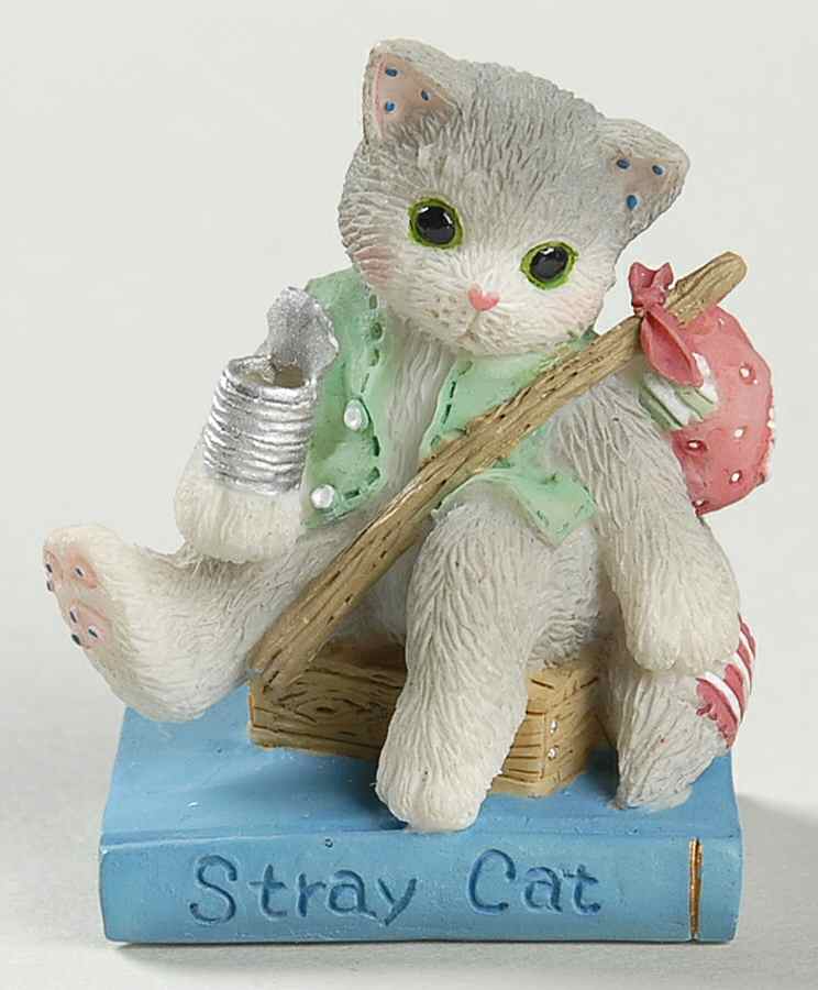 Cat-A-Log of Kit-Ties Stray Cat - No Box by Enesco-1