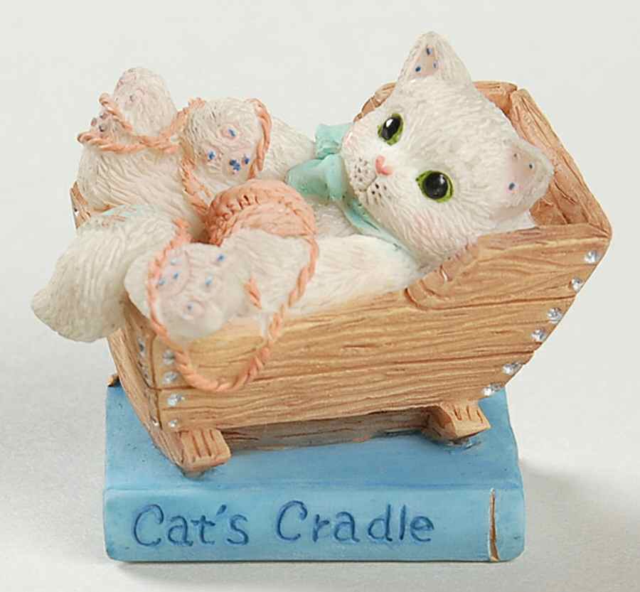 Cat-A-Log of Kit-Ties Cats Cradle - Boxed by Enesco-1