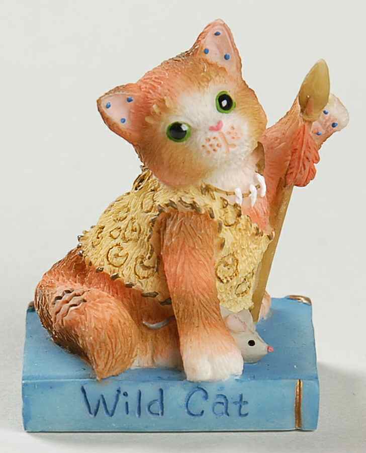 Cat-A-Log of Kit-Ties Wild Cat - Boxed by Enesco-1