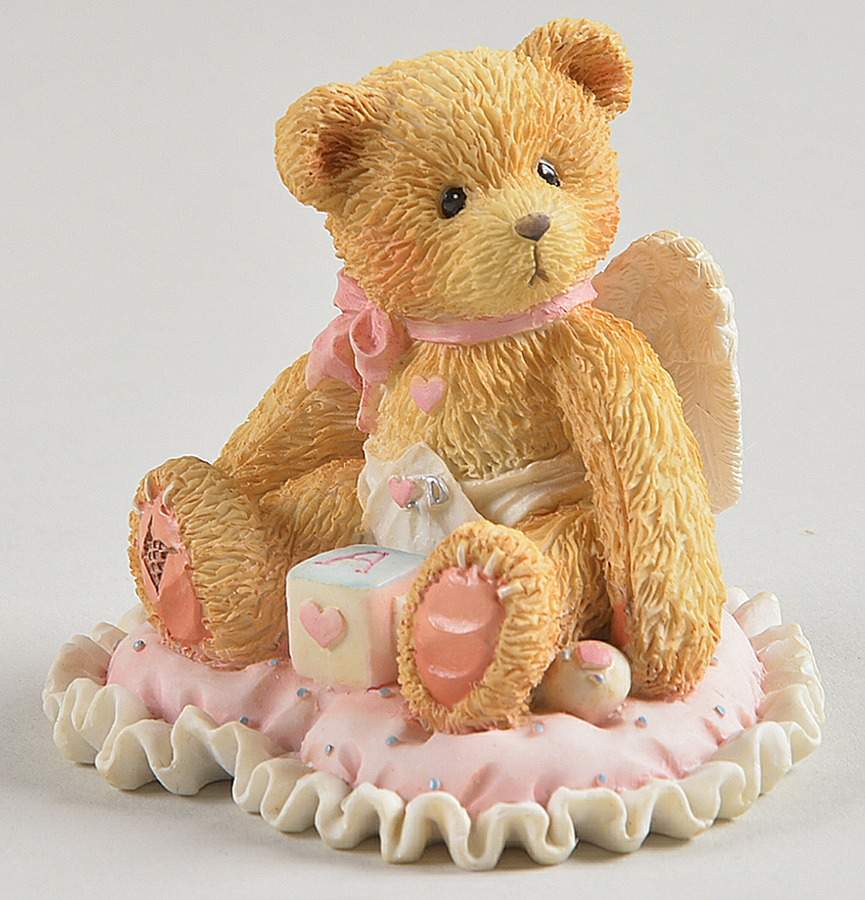 Cherished Teddies Valentine's Little Bundle Of Joy-Pink-Girl - Boxed by Enesco-1