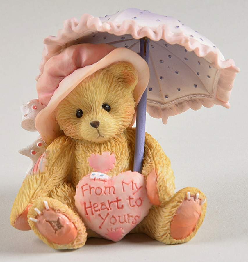 Cherished Teddies Valentine's Victoria From My Heart To Yours - Boxed by Enesco-1