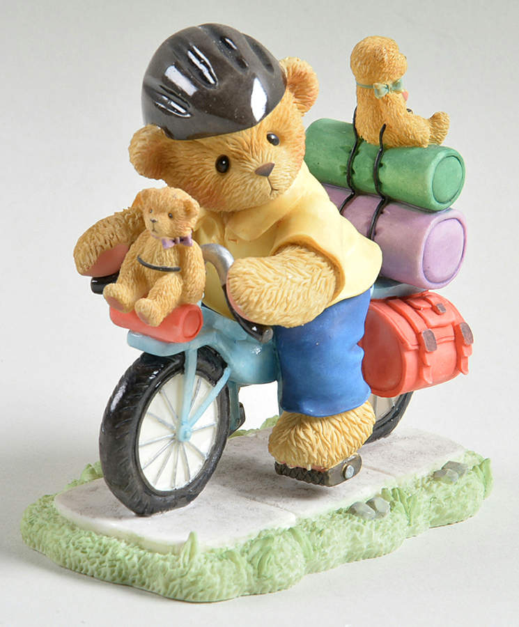 Cherished Teddies Karen & Jeff-Out For A Ride - No Box by Enesco-1