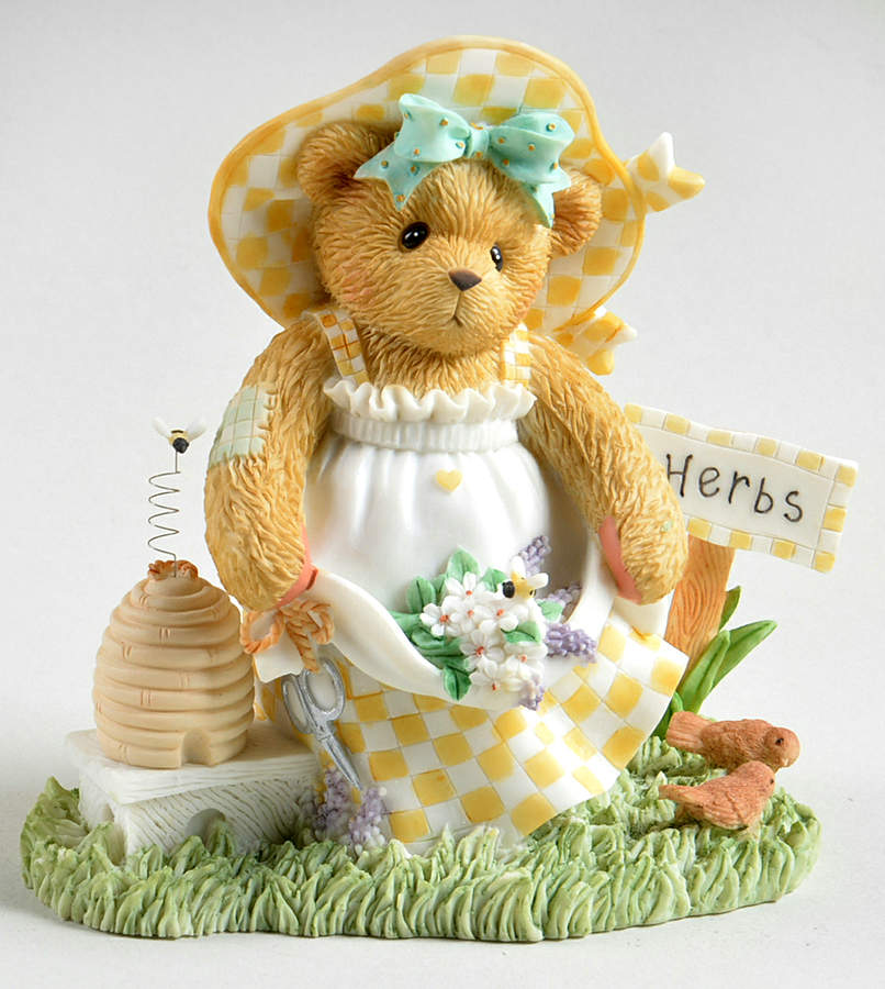 Cherished Teddies Flo-Gather Friendships Like Blossoms - Boxed by Enesco-1