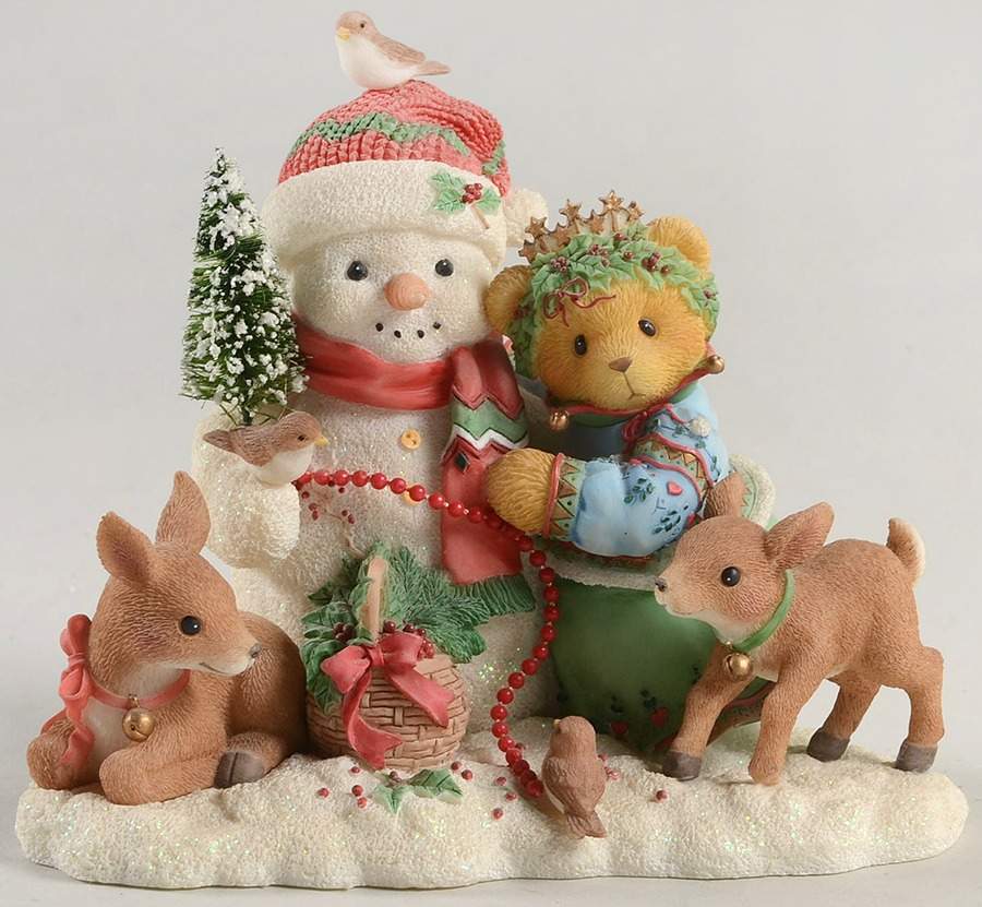 Laplander Series-Cherised Teddies Star-Cherish Yesterday,Dream Tomorrow Li - Boxed by Enesco-1