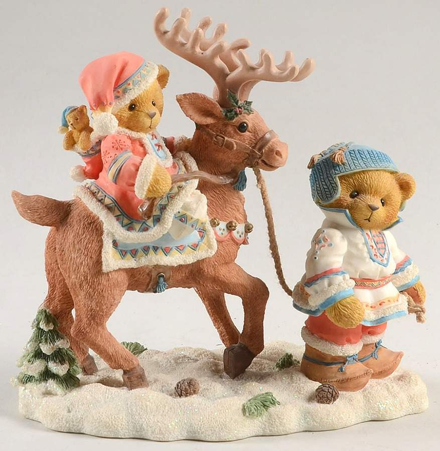 Laplander Series-Cherised Teddies Sven & Liv-All Paths Lead To Kidness And - No Box by Enesco-1