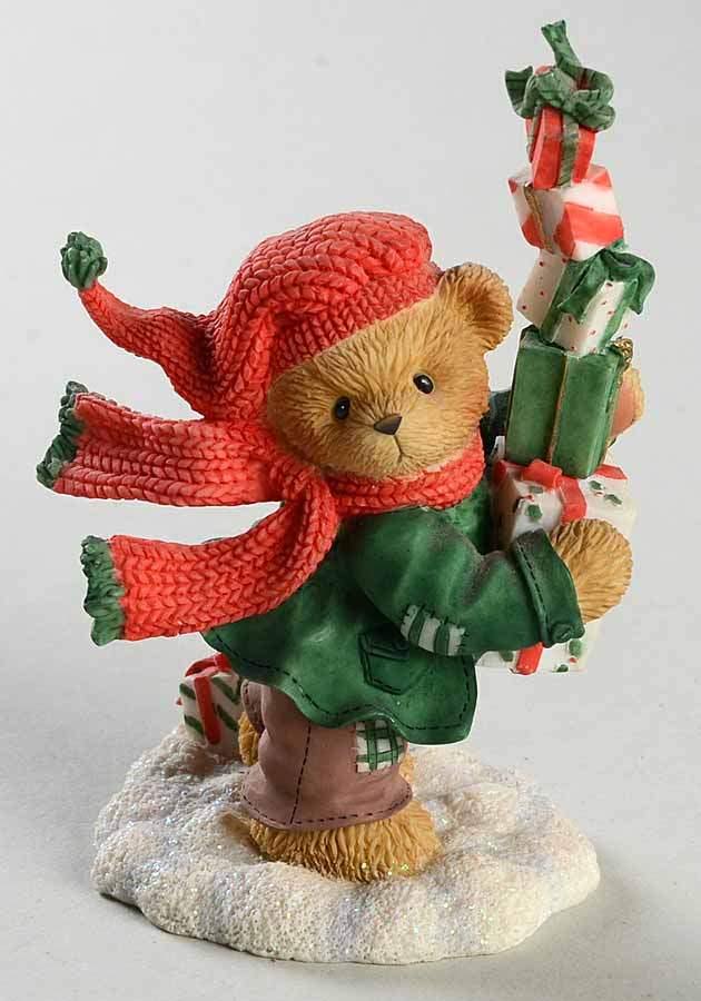 Cherished Teddies Guy-I Come Bearing Gifts For Everyone - No Box by Enesco-1