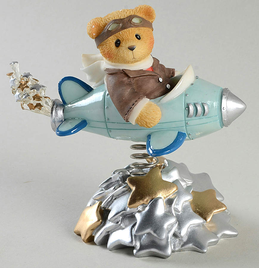 Millennium Editions-Cherised Teddies Milton Wishing For A Future As Bright As - No Box by Enesco-1