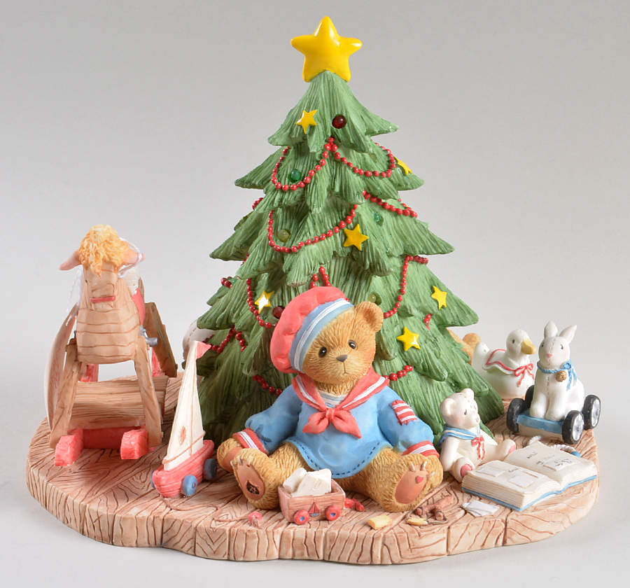 Cherished Teddies Graham-Spread Holiday Cheer To Those - With Box by Enesco-1