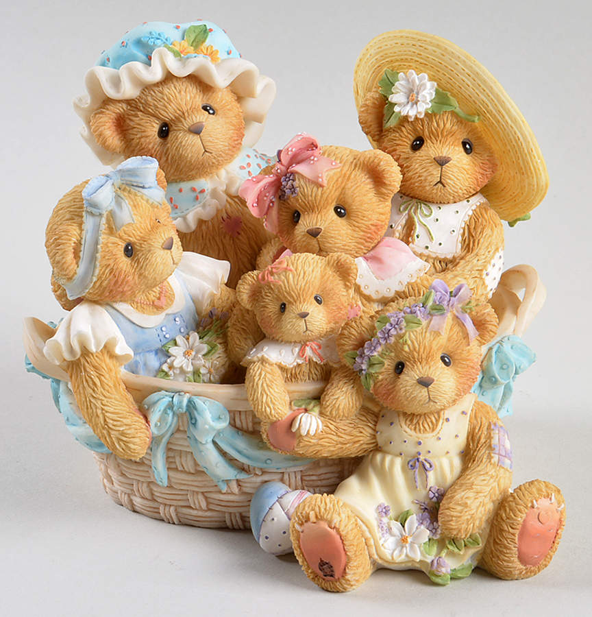 Cherished Teddies Cynthia, Ethel, Nanette, Lola, Opal, Jan - Boxed by Enesco-1