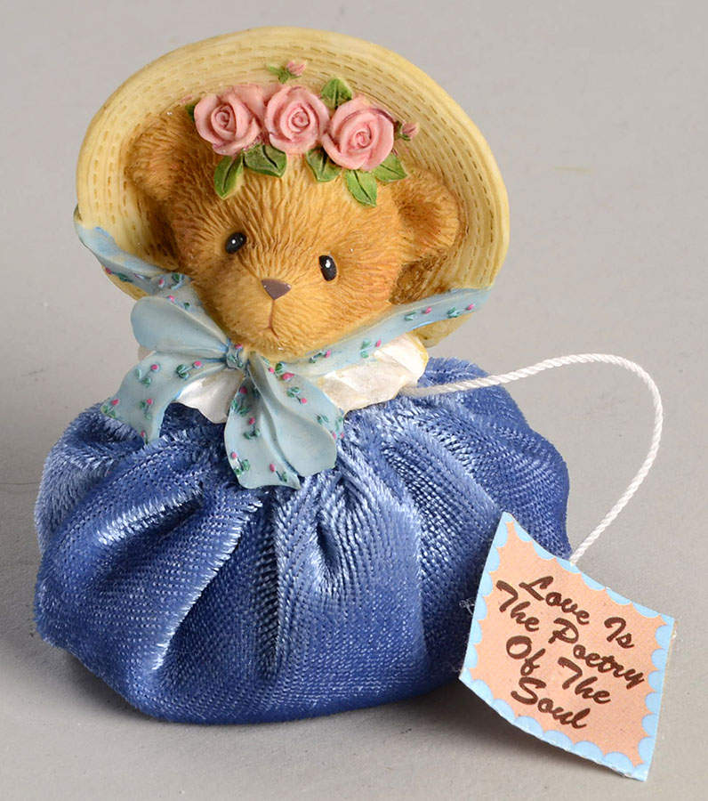 Cherished Teddies Blue Spring Bonnet - Nb749, No Box by Enesco-1