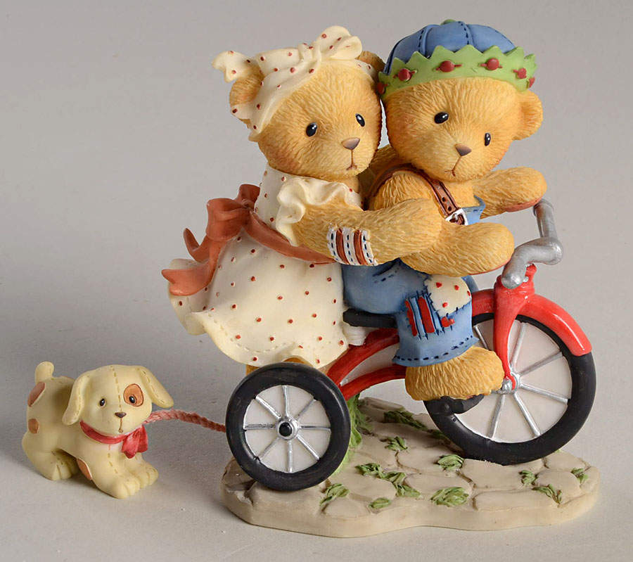 Adoption Center Exclusives-Cherished Teddies Sally & Skip-We Make A Perfect Team - Boxed by Enesco-1