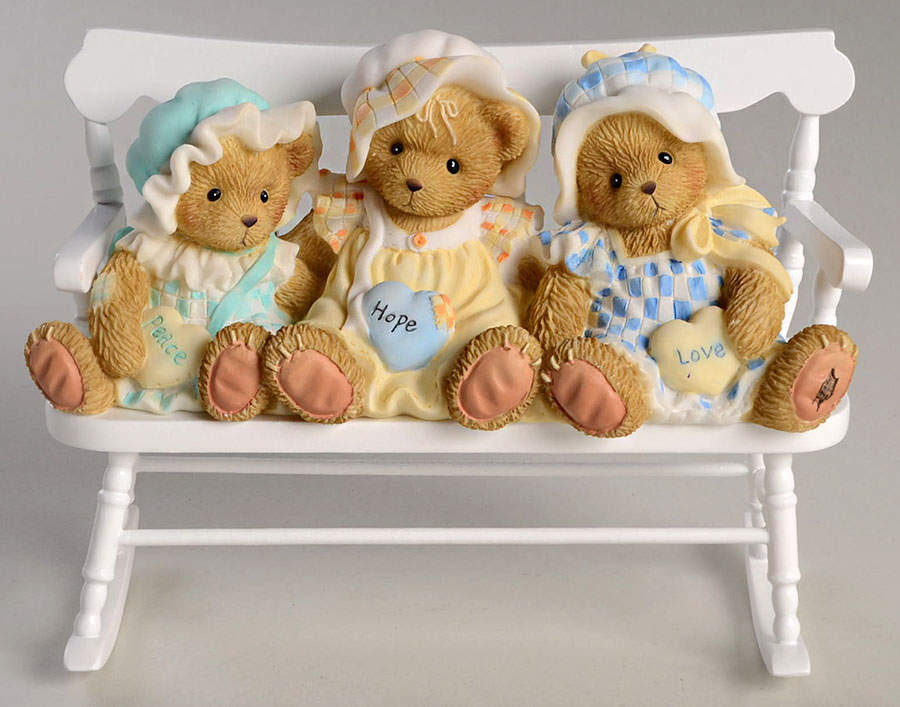 Cherished Teddies Mary, Mercy And Mirabel - Box by Enesco-1