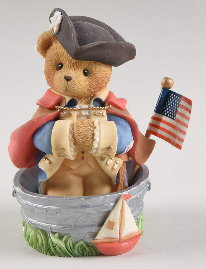 Cherished Teddies George-Wishing You Waves - Nb665, No Box by Enesco-1
