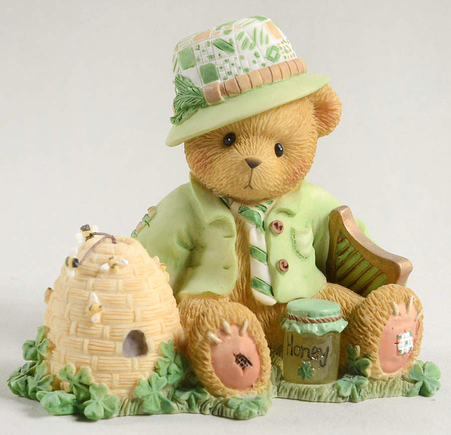 Cherished Teddies Blaine, Irish Eyes Always Bee Smiling - Nb817, No Box by Enesco-1