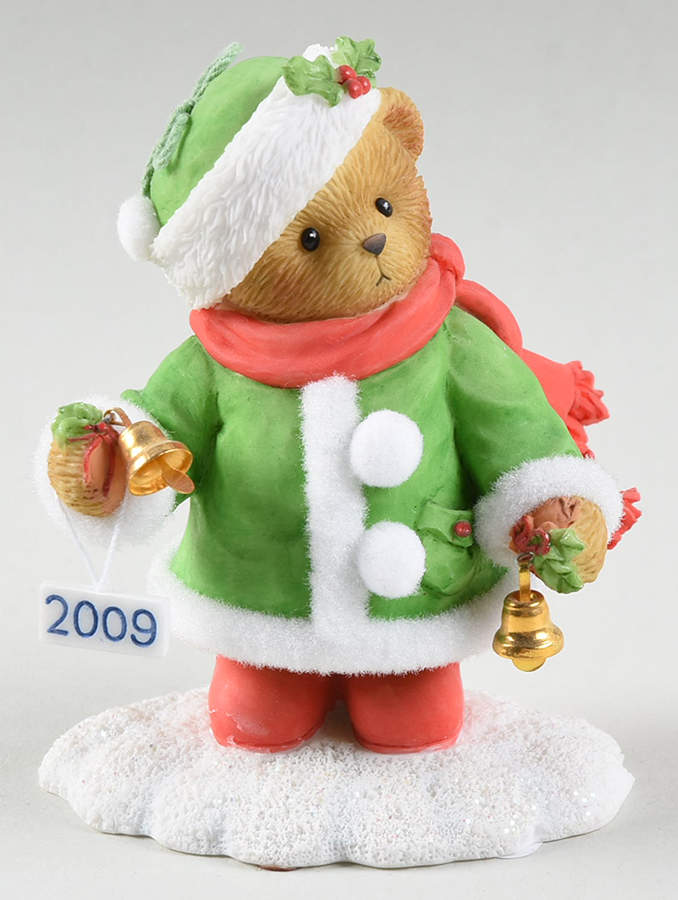 Cherished Teddies Nan, Ring In The Holidays - Nb850, No Box by Enesco-1