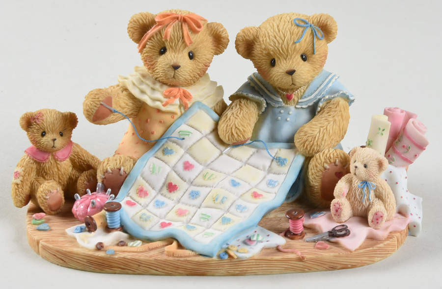 Cherished Teddies Mia And Paulette, There's Always Been - With Box Bx917 by Enesco-1