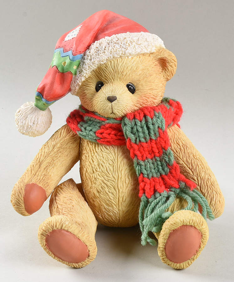 Cherished Teddies Jointed Bear, Musical - Nb901, No Box by Enesco-1