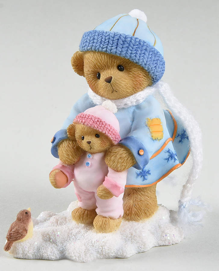 Cherished Teddies Becca & Treva, Your Frendsip Keeps Me - With Box by Enesco-1