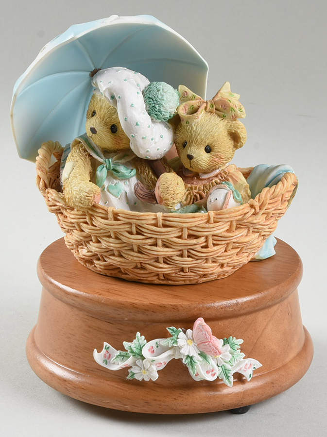 Cherished Teddies Beth & Blossom, Musical - With Box Bx861 by Enesco-1