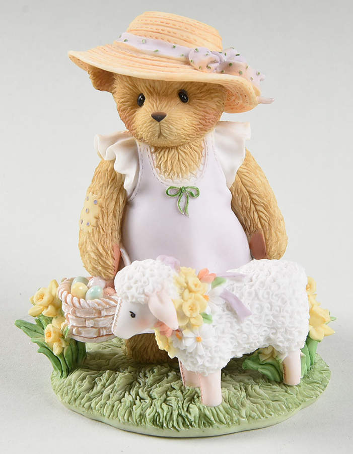 Cherished Teddies April-I Couldn't Bear To Be Without Ewe - No Box by Enesco-1