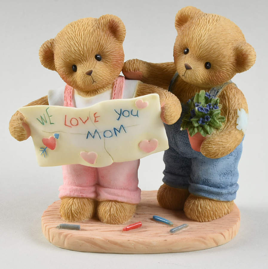Cherished Teddies We Love Mom - With Box Bx905 by Enesco-1