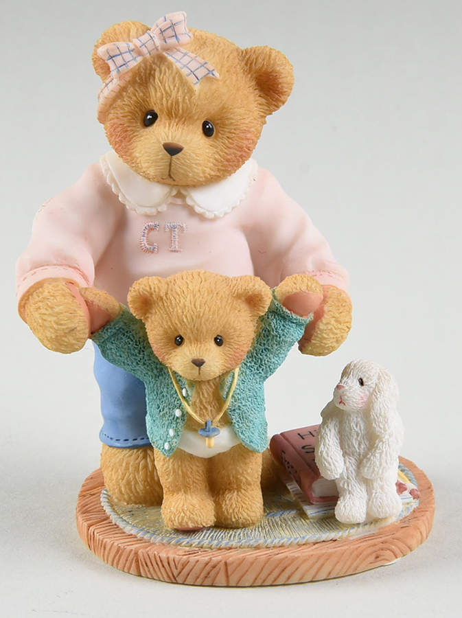 Childhood Memories-Cherished Teddies Delia-You're The Beary Best Babysitter - Boxed by Enesco-1