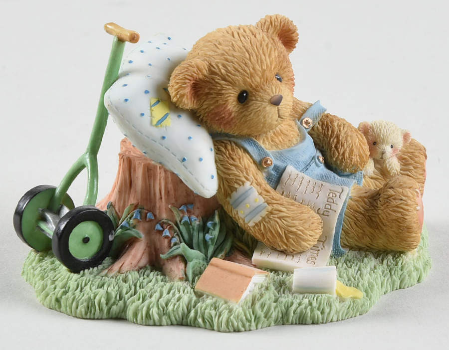 Cherished Teddies Dad You're The Hardest Working Man I Kno - Boxed by Enesco-1