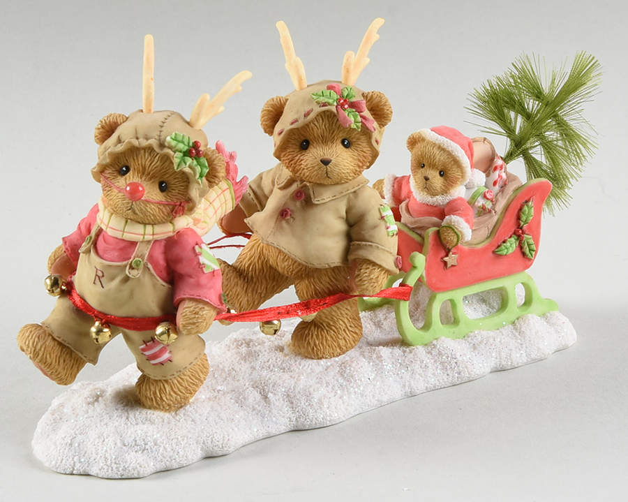 Cherished Teddies Ronnie, Ruby & Robert, Leading The Way - No Box Nb872 by Enesco-1