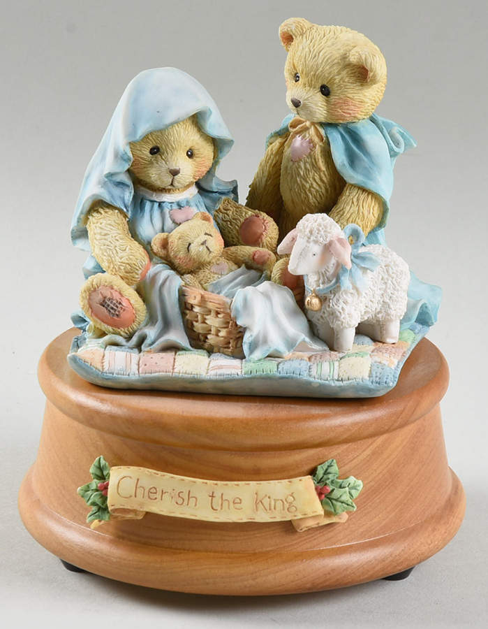 Cherished Teddies Nativity, Musical - With Box Bx919 by Enesco-1