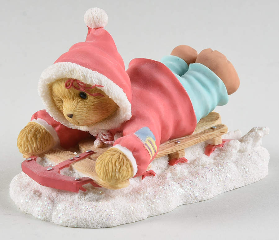 Cherished Teddies Lana, Hold On Tight For Life's Fast Flig - With Box Bx878 by Enesco-1