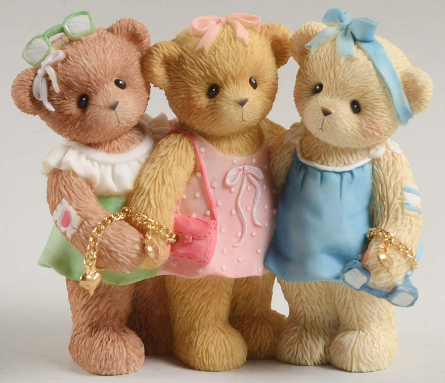 Cherished Teddies Friends Are Forever In Your Heart - With Box Bx929 by Enesco-1