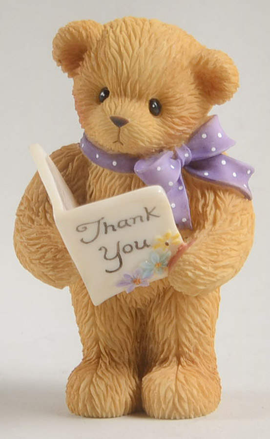 Cherished Teddies Thank You - With Box Bx936 by Enesco-1