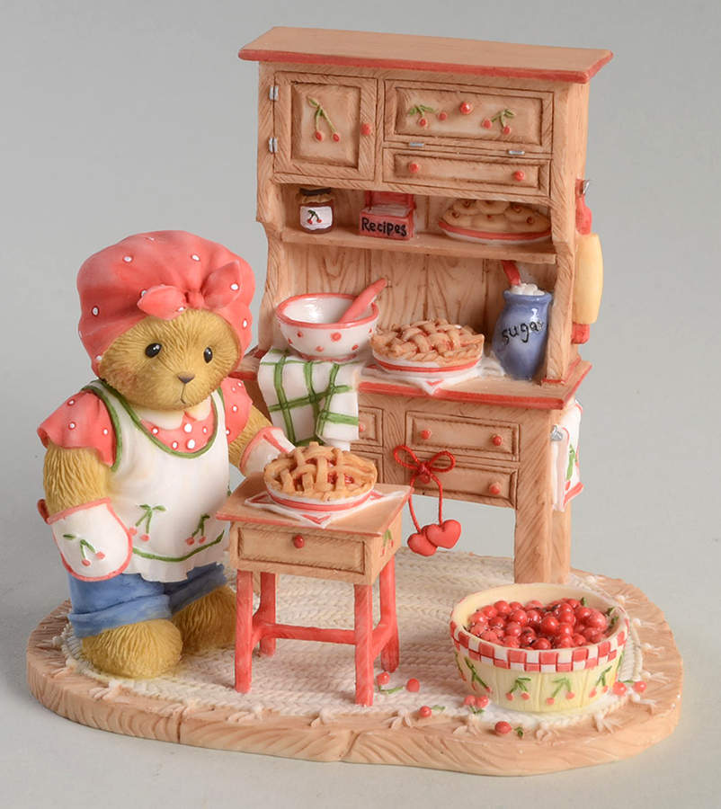 Cherished Teddies Dixie-Baking Up Very Cherry Goodness  - Nb940, No Box by Enesco-1