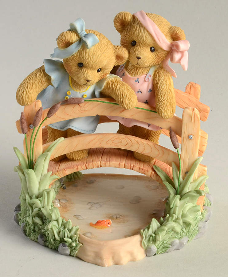Cherished Teddies Sandy & Tela- Cherished Times Spent Toge - With Box Bx975 by Enesco-1