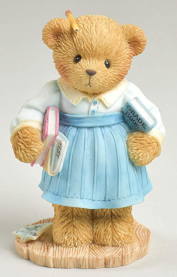Cherished Teddies Abby-Teacher, You're An A + In My Book - Nb698, No Box by Enesco-1