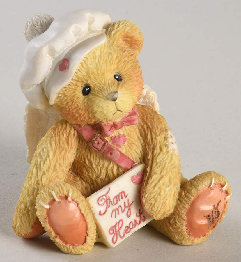 Cherished Teddies Boy Cupid-From My Heart - No Box by Enesco-1