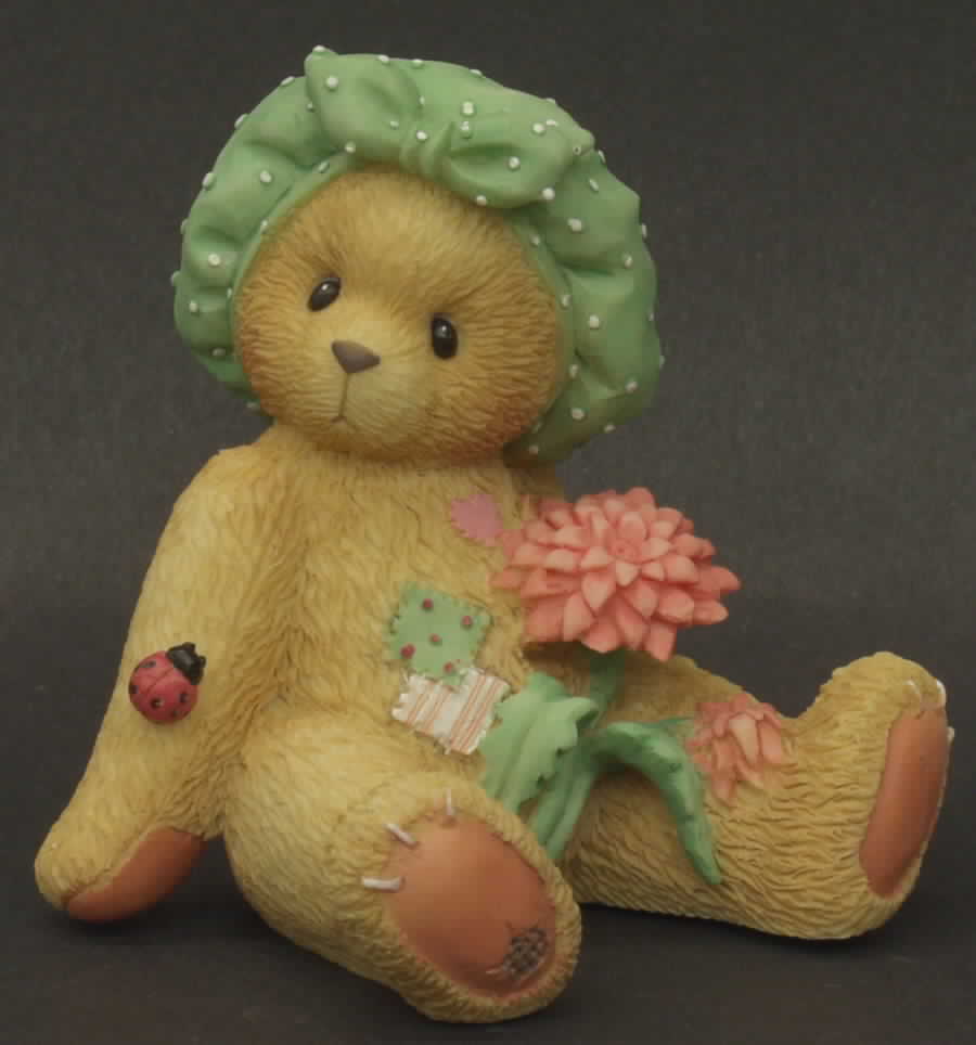 Blossoms of Friendship-Cherished Teddies Dahlia-You're The Best Pick Of The Bunch - Boxed by Enesco-1