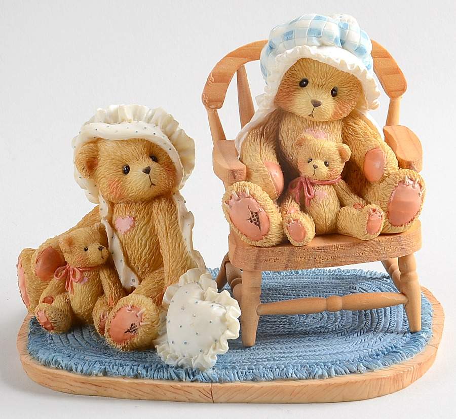 Cherished Teddies Priscilla & Greta-Our Hearts Belong - Boxed by Enesco-1