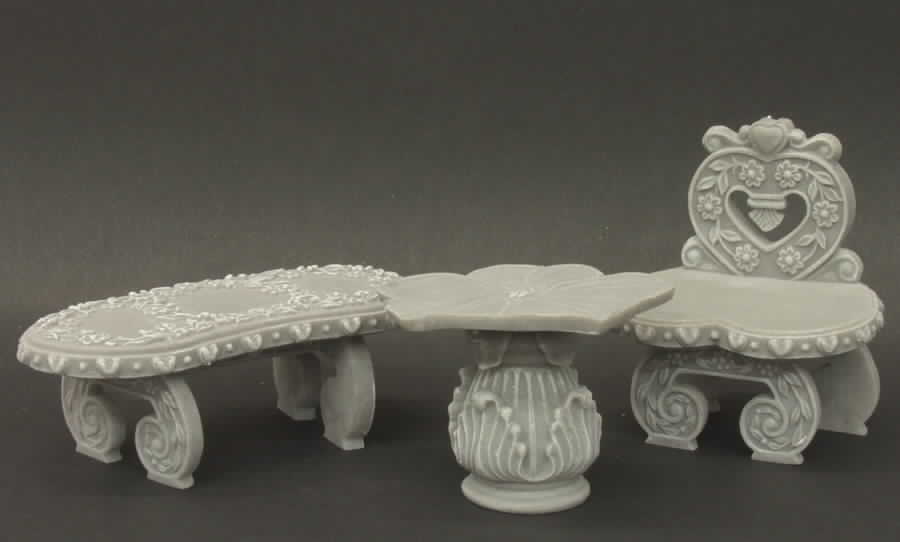 Blossoms of Friendship-Cherished Teddies Garden Furniture - No Box by Enesco-1