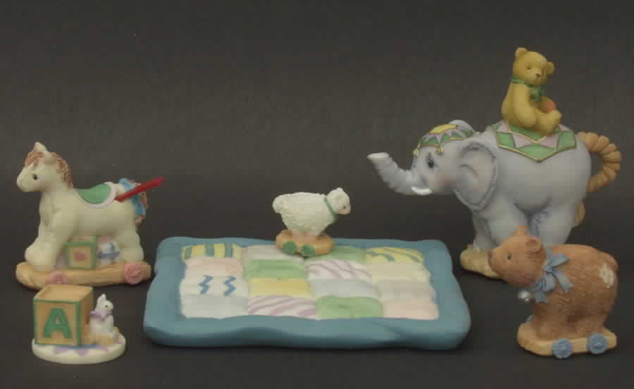 Cherished Teddies Mini Tea Set - No Box 60 by Enesco-1