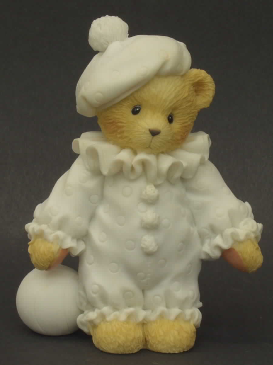 Cherished Teddies Dudley-White - Boxed by Enesco-1