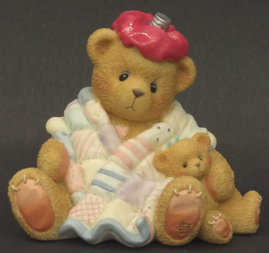 Cherished Teddies Get Well-Can't Bear To See You Under The - Boxed by Enesco-1