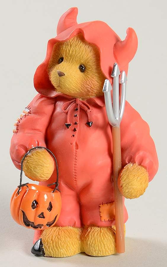 Cherished Teddies Halloween Trevor-You Bring Out The Devil In Me - With Box by Enesco-1