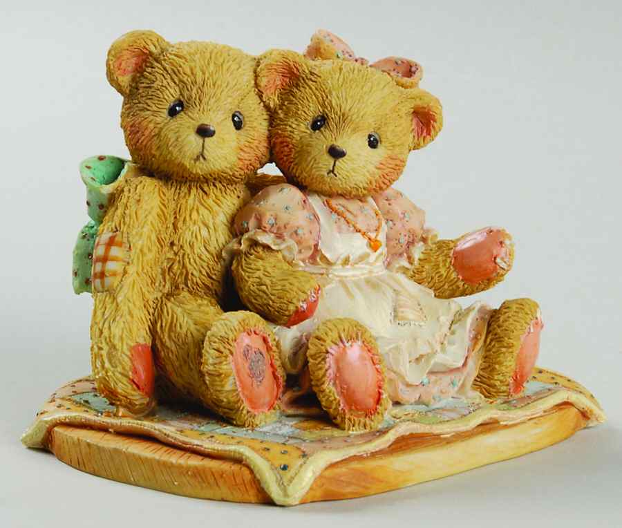 Cherished Teddies Nathaniel & Nellie-It's Twice As Nice - Boxed by Enesco-1
