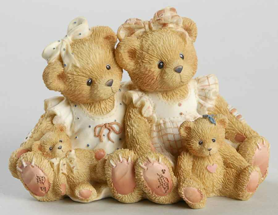 Cherished Teddies Allison & Alexandria-Two Friends Mean Tw - Boxed by Enesco-1