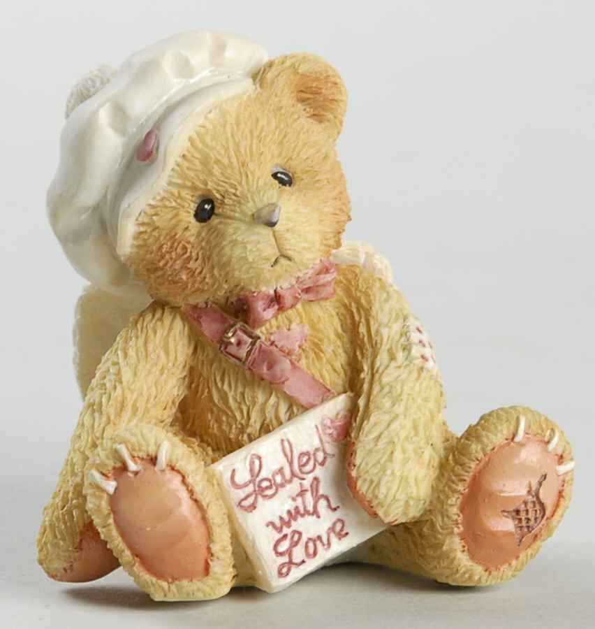 Cherished Teddies Valentine's Sealed With Love - Boxed by Enesco-1