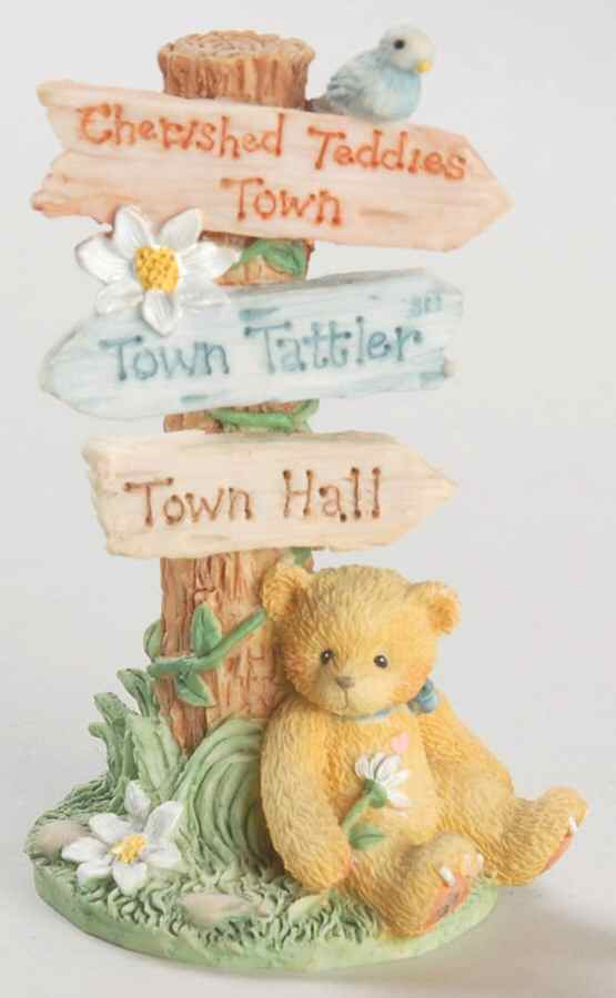 Cherished Teddies Cherished Teddies Town Sign - No Box by Enesco-1